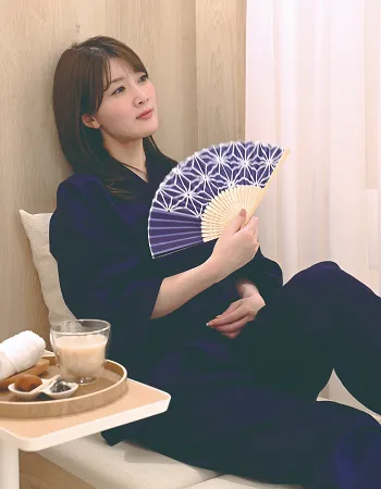 ご入浴の流れのイメージ画像